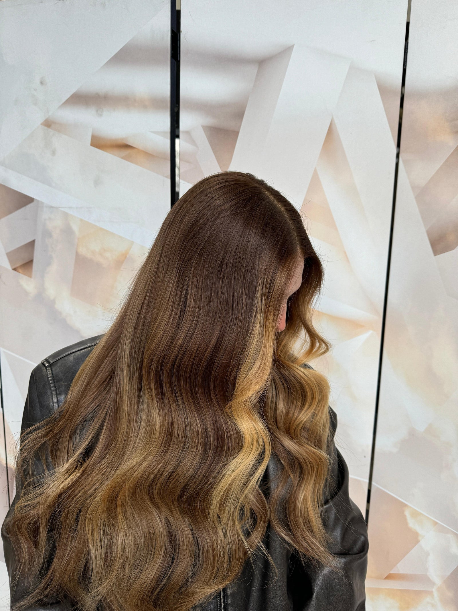 Golden Mocha Lace Wig – 100% Human Hair, Natural Hairline