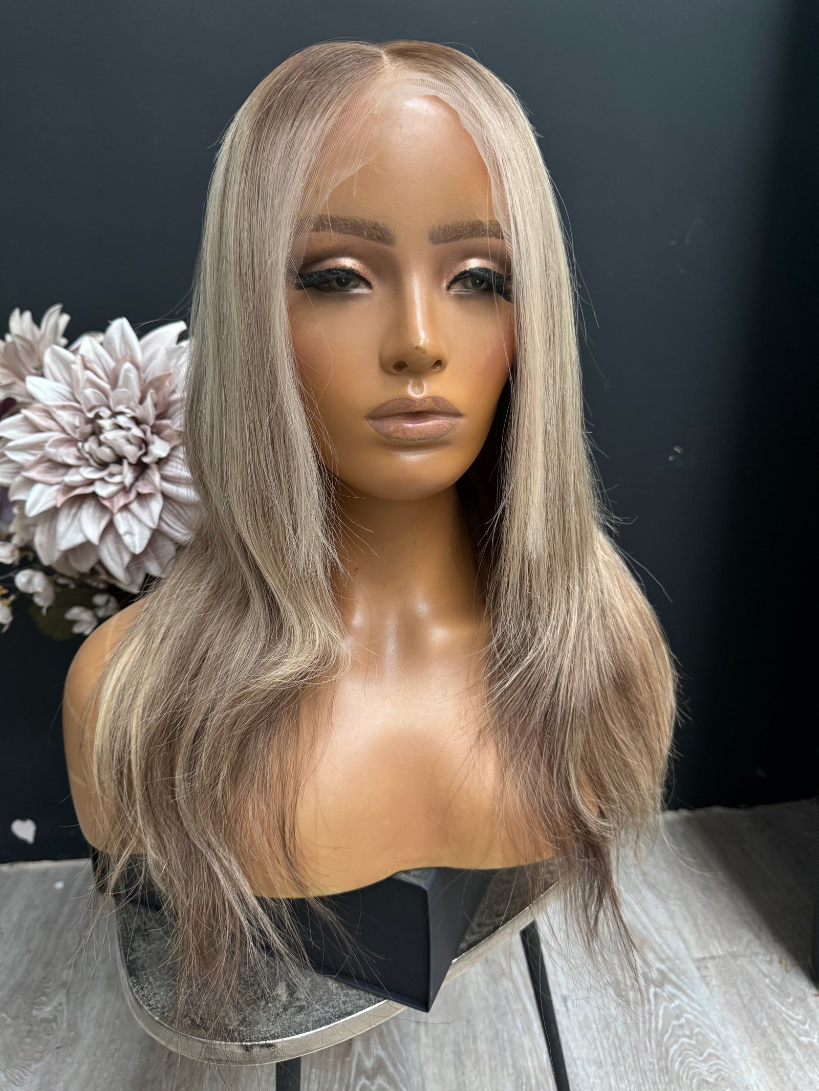 Sale Wig 541– Natural Looking Human Hair Wig - Nuolawigs