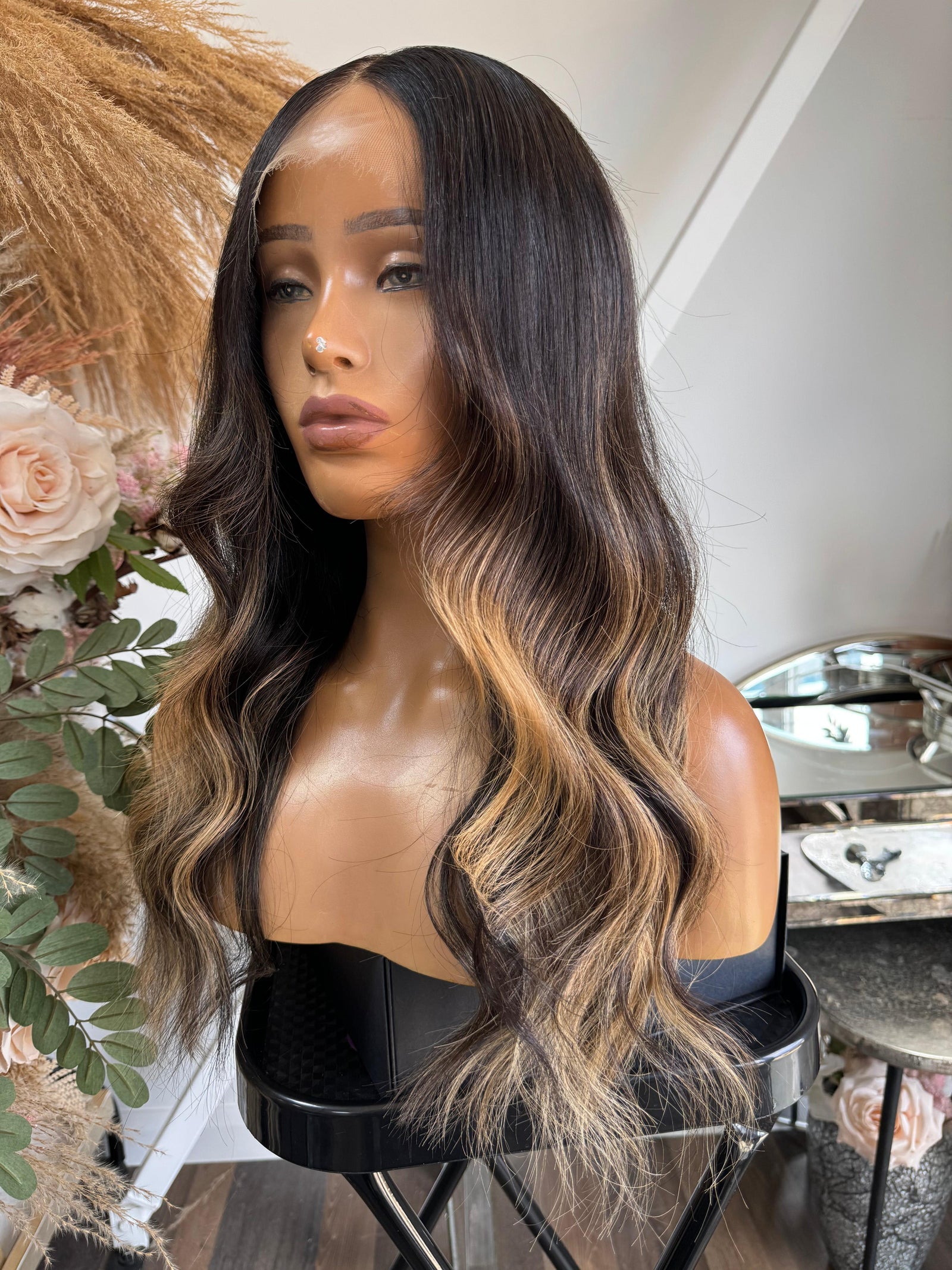 Sale Wig 743– Natural Looking Human Hair Wigs - nuolawigs