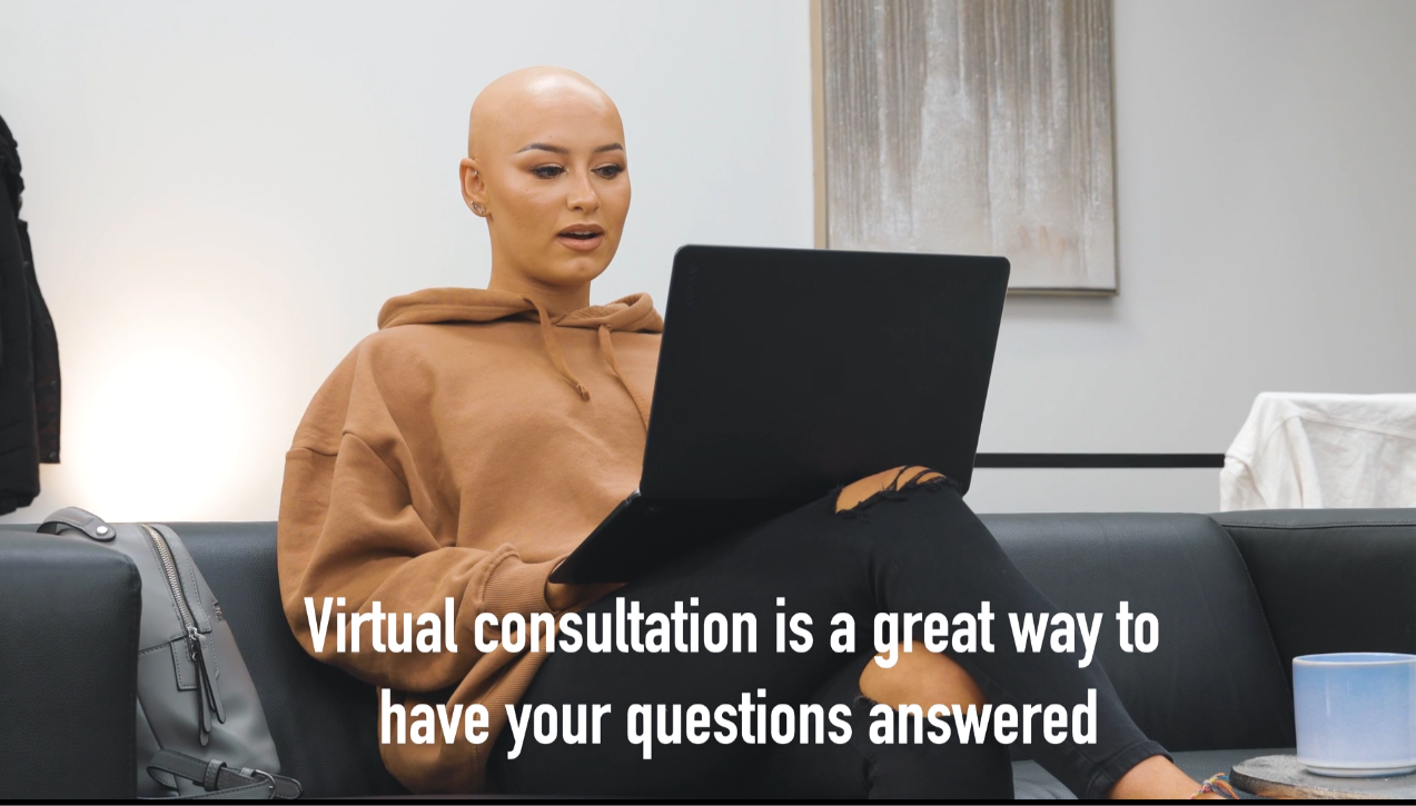 Wig consultant offering online consultations across Canada from Oakville